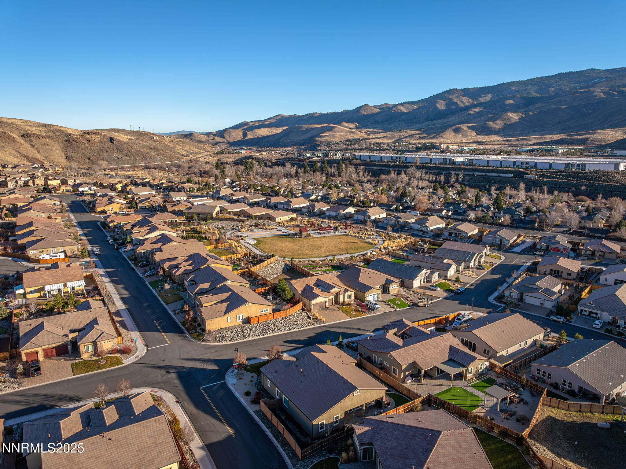 425 Chelmsford Drive Reno, NV 89439 - Photo 33 of 36 an aerial view of residential houses with city view