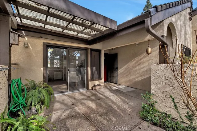 a view of yard with swimming pool