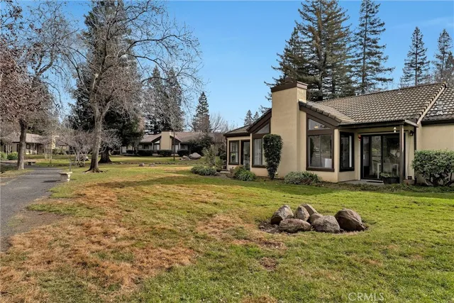 a bunch of flowers are sitting in a yard