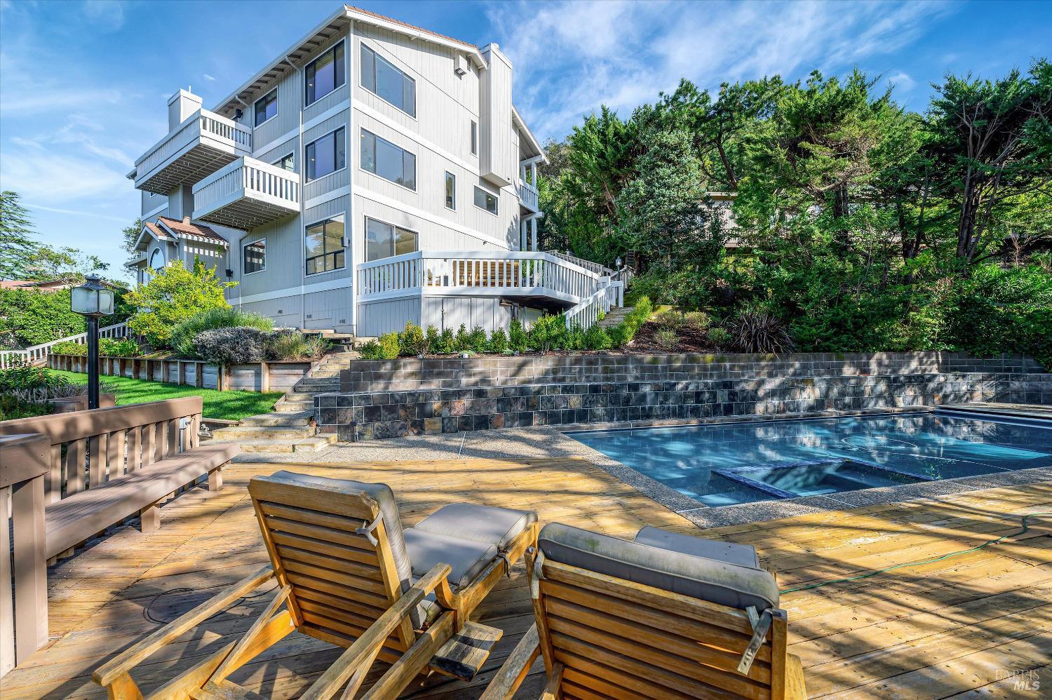 46 Burning Tree Drive Novato, CA 94949 - Photo 1 of 1 a view of a swimming pool with sitting area