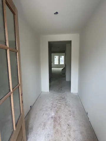 a view of livingroom and bathroom