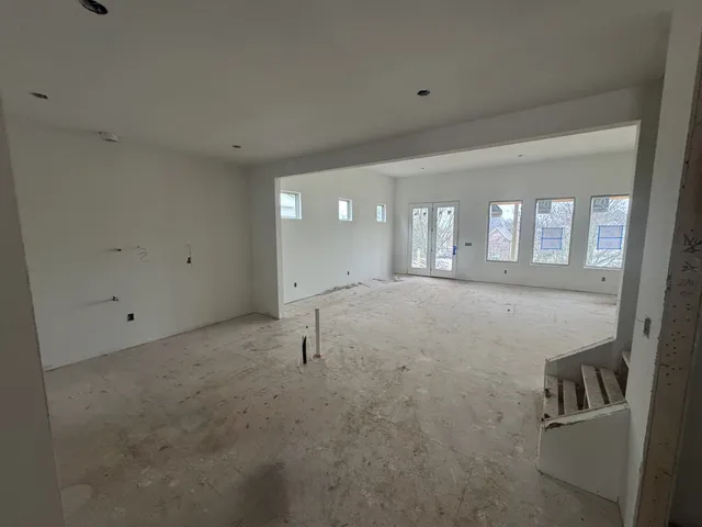 a view of a room with window