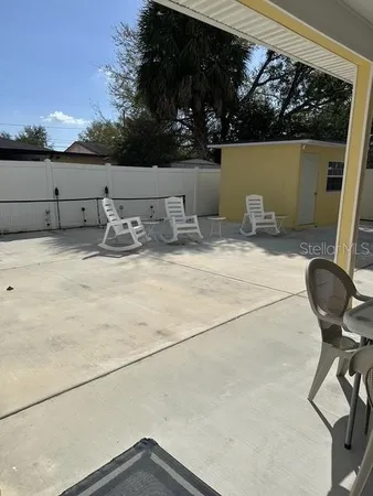 a view of a terrace