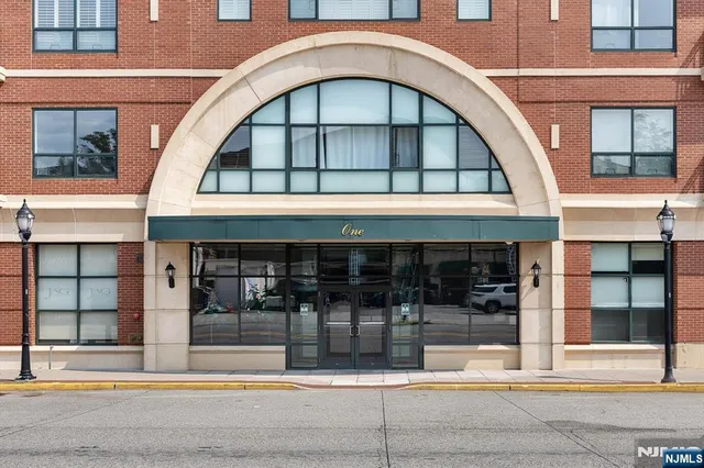 a view of building with door