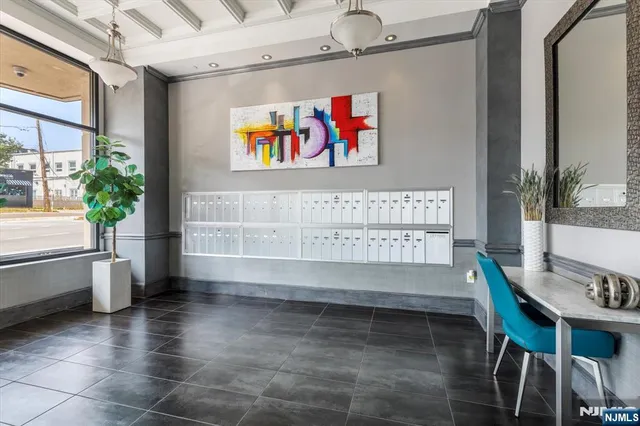 a view of kitchen with furniture and window