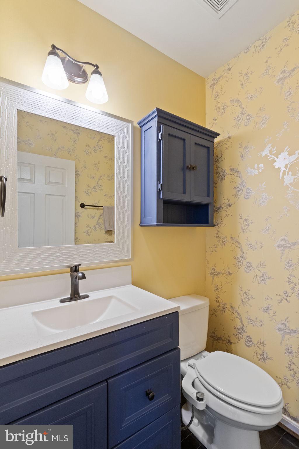 18 Dewitt Road Stafford, VA 22554 - Photo 15 of 73 a bathroom with a sink a mirror and a toilet