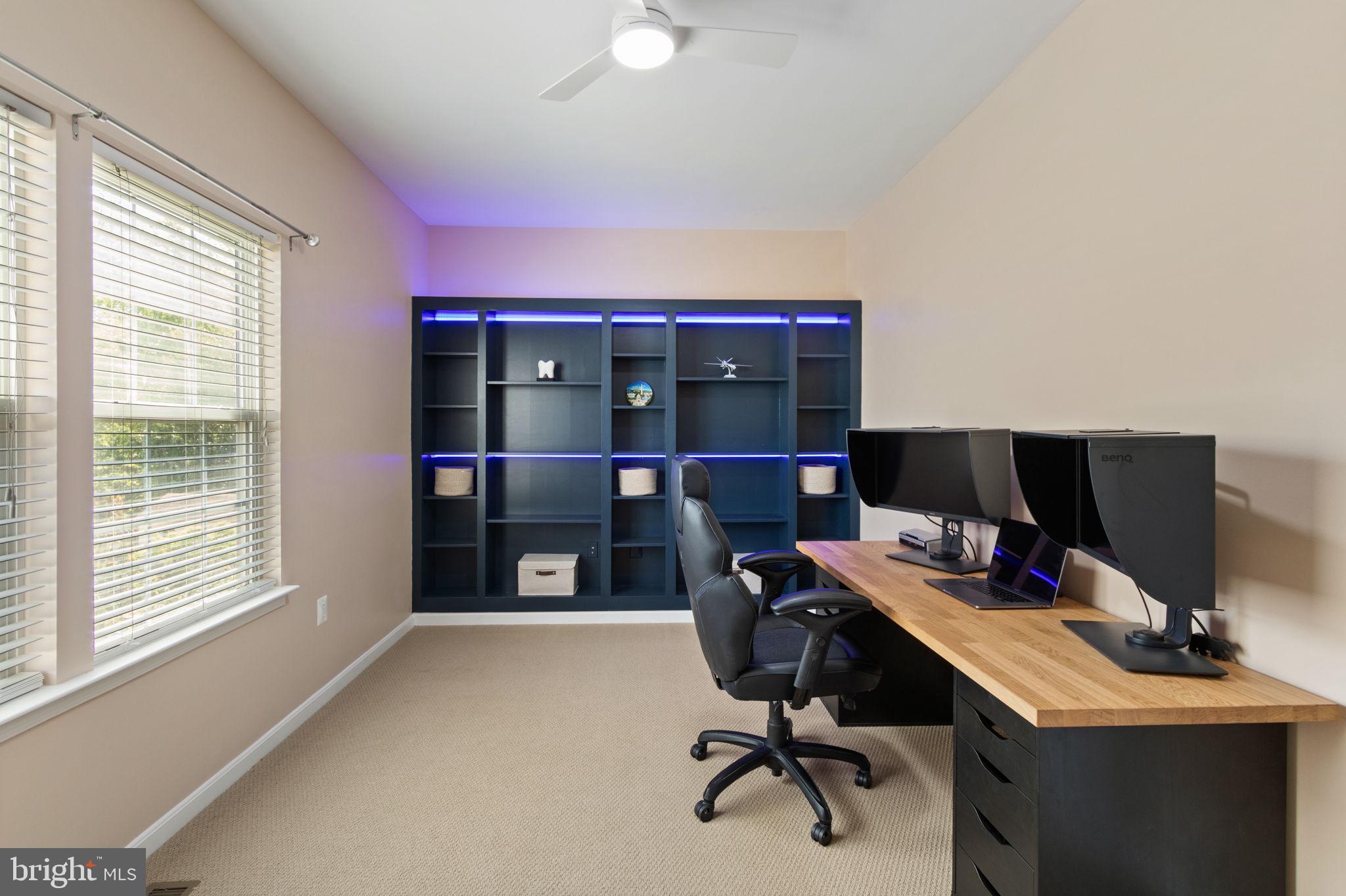 18 Dewitt Road Stafford, VA 22554 - Photo 16 of 73 a view of a workspace with furniture and a window