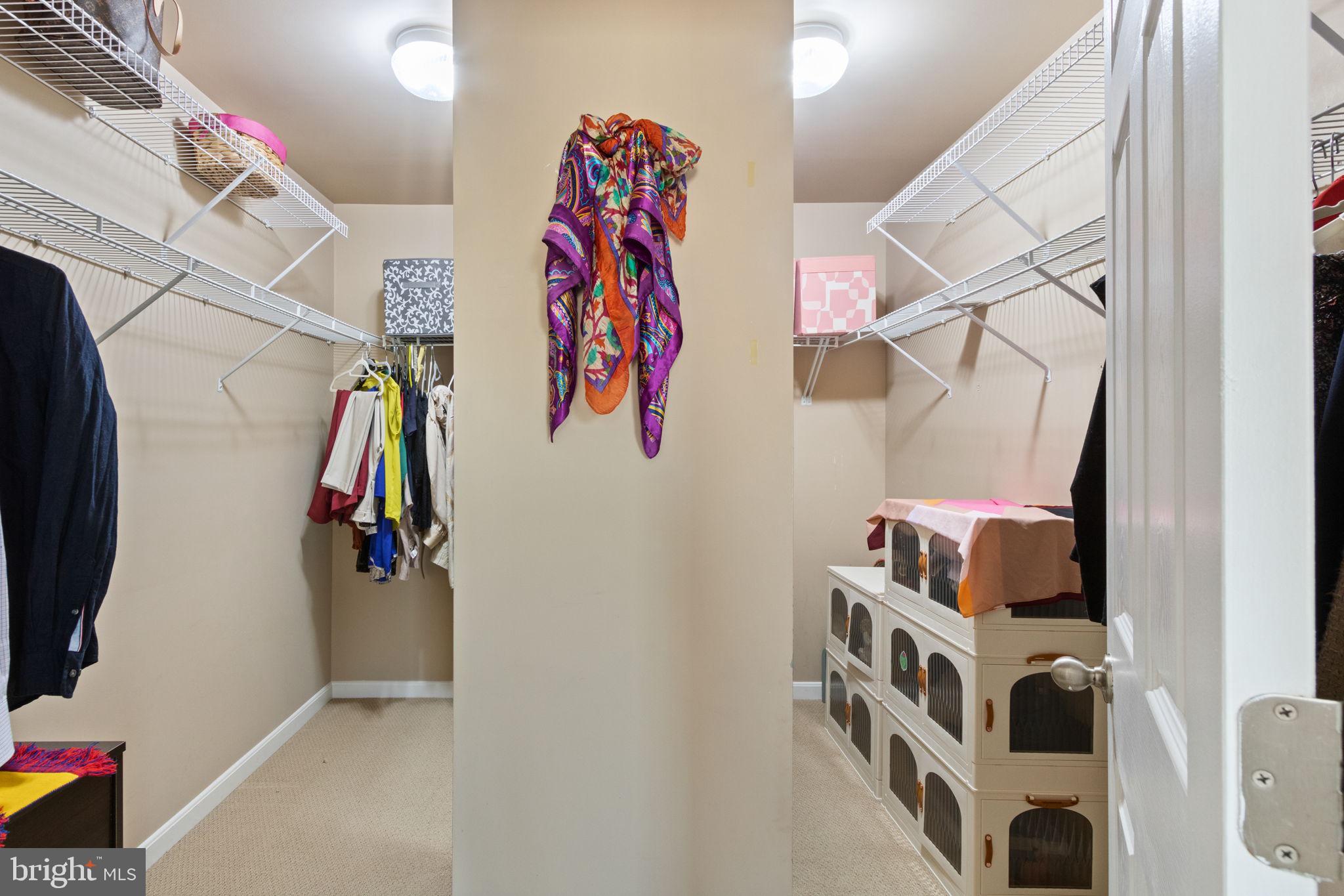 18 Dewitt Road Stafford, VA 22554 - Photo 49 of 73 a view of walk in closet with clothes and shoes