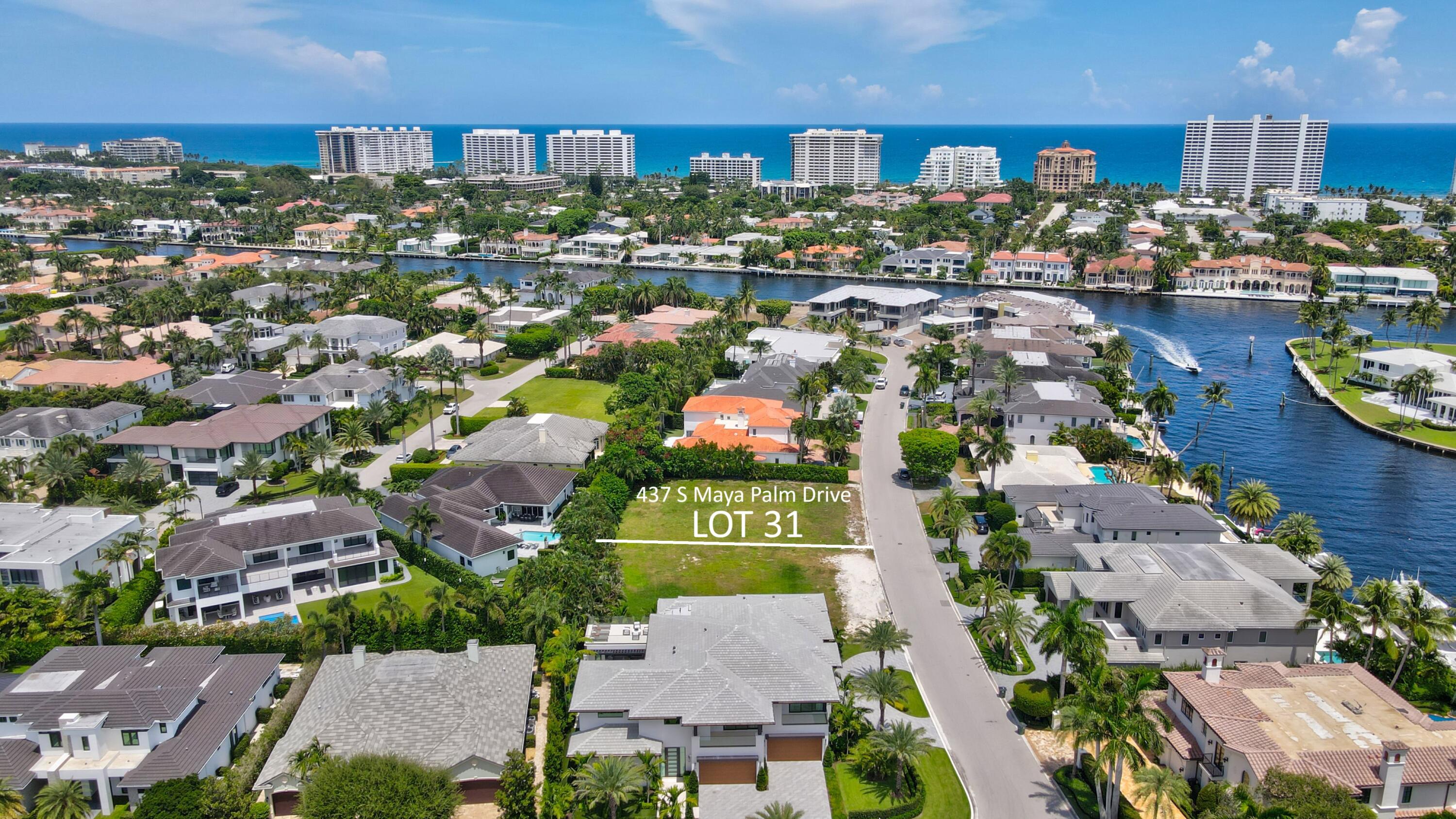 437 South Maya Palm Drive Boca Raton, FL 33432 - Photo 2 of 11 an aerial view of a city