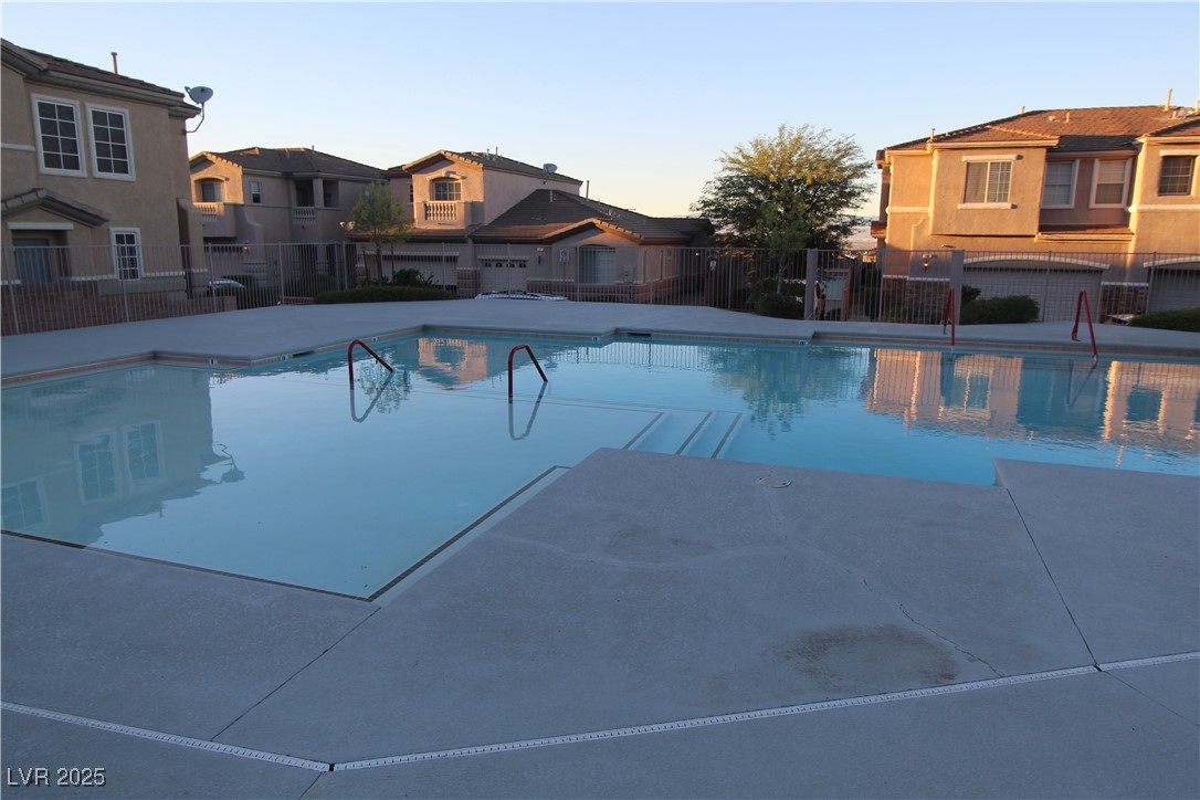 207 Priority Point Street Henderson, NV 89012 - Photo 35 of 38 Community pool with a residential view and a patio area