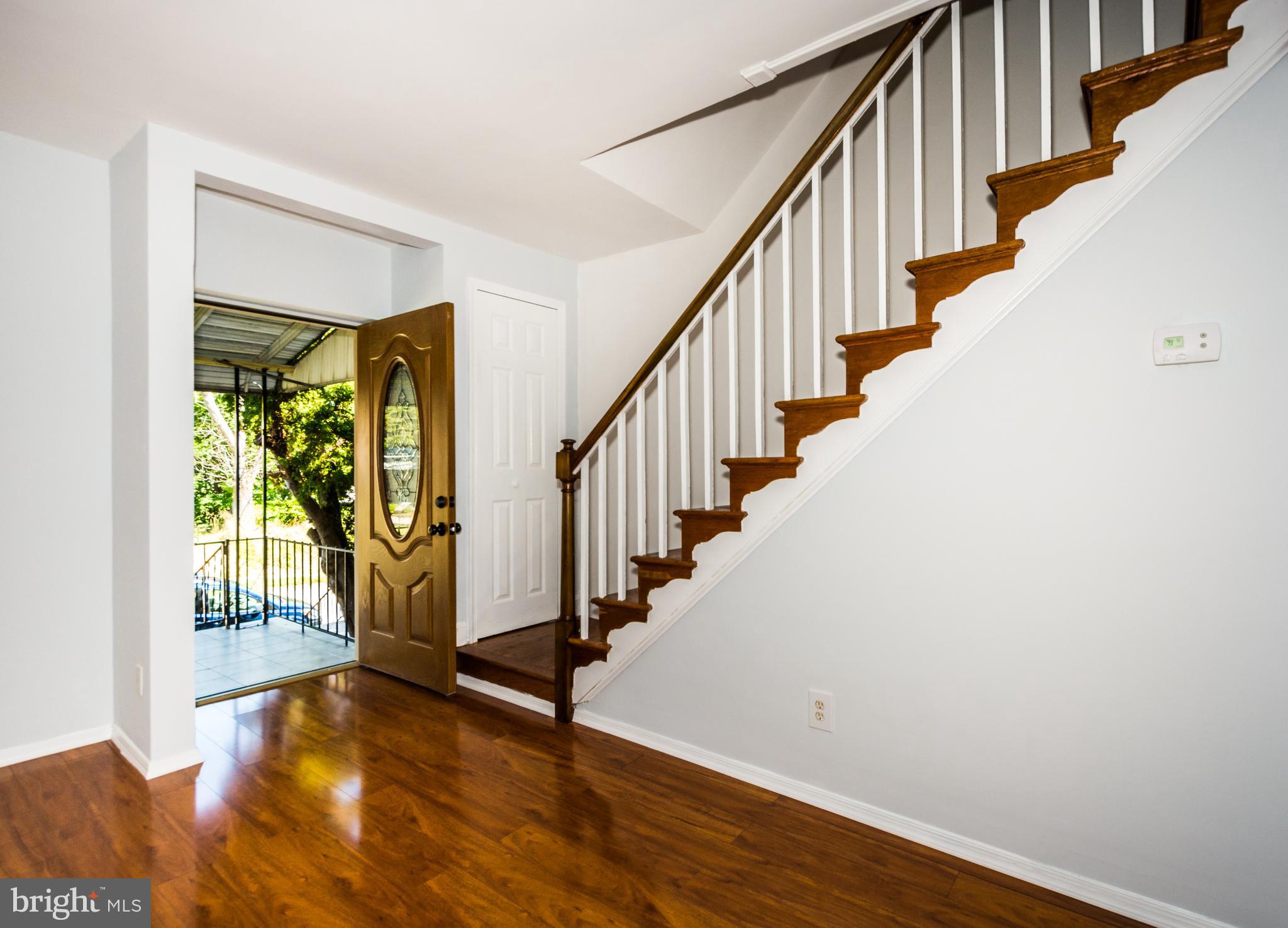 Fiberglass door | Living Room -Engineered Hardwood