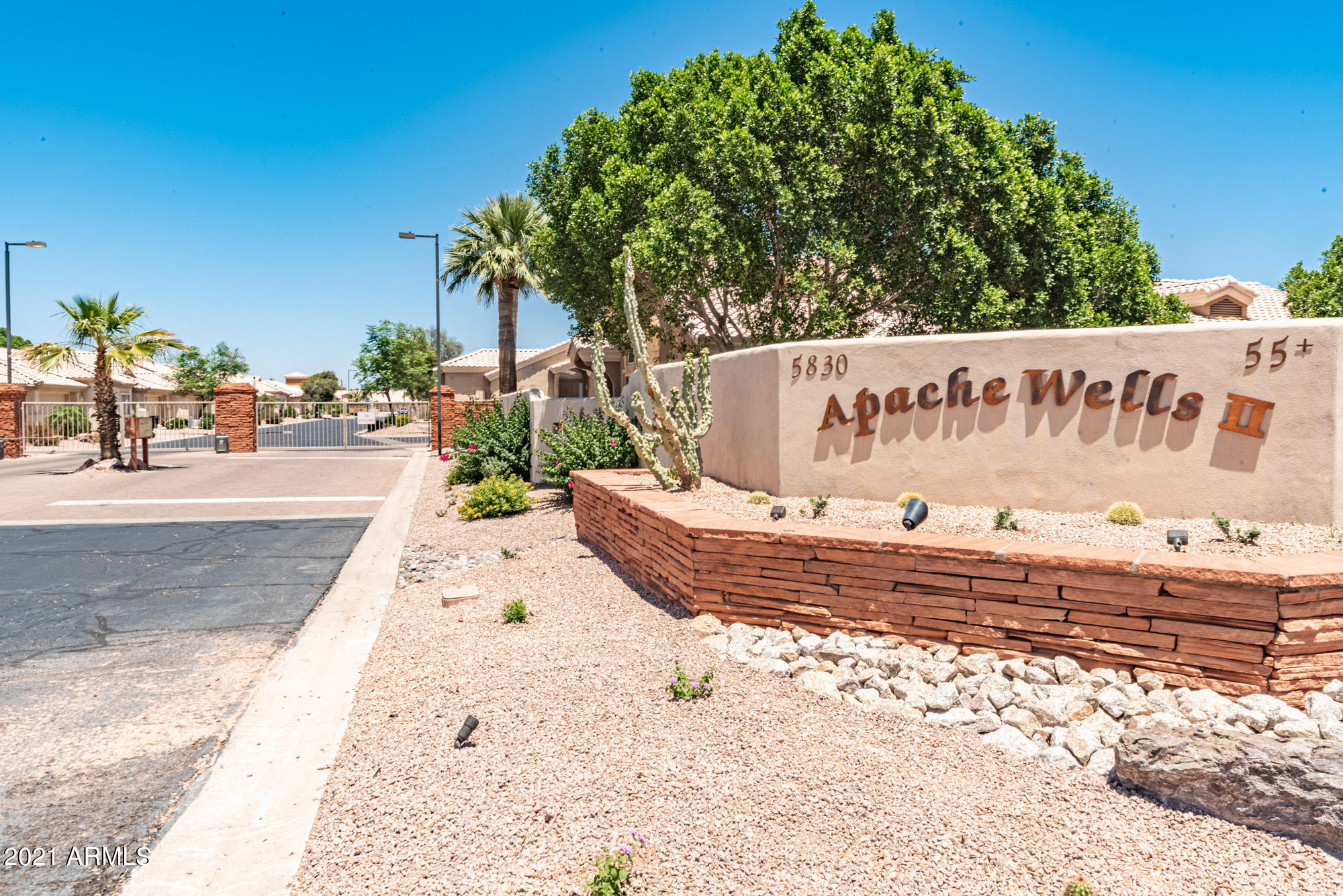 5830 East McKellips Road, Unit 56 Mesa, AZ 85215 - Photo 31 of 47 a front view of a house