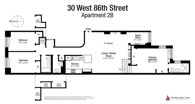 $2,695,000 | 30 West 86th Street, Unit 2B | Upper West Side