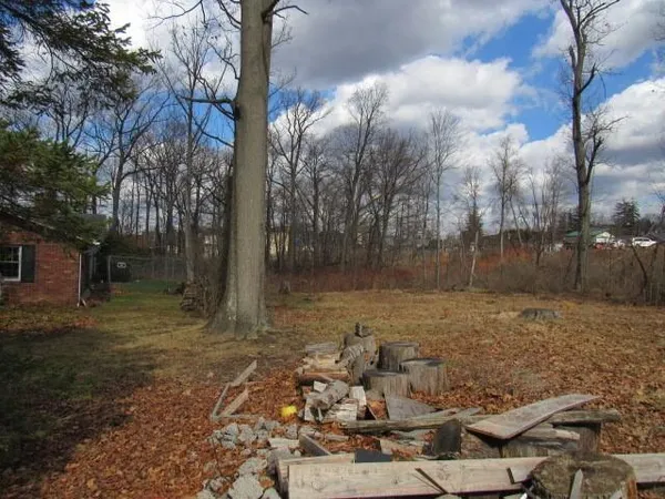 a backyard of a house
