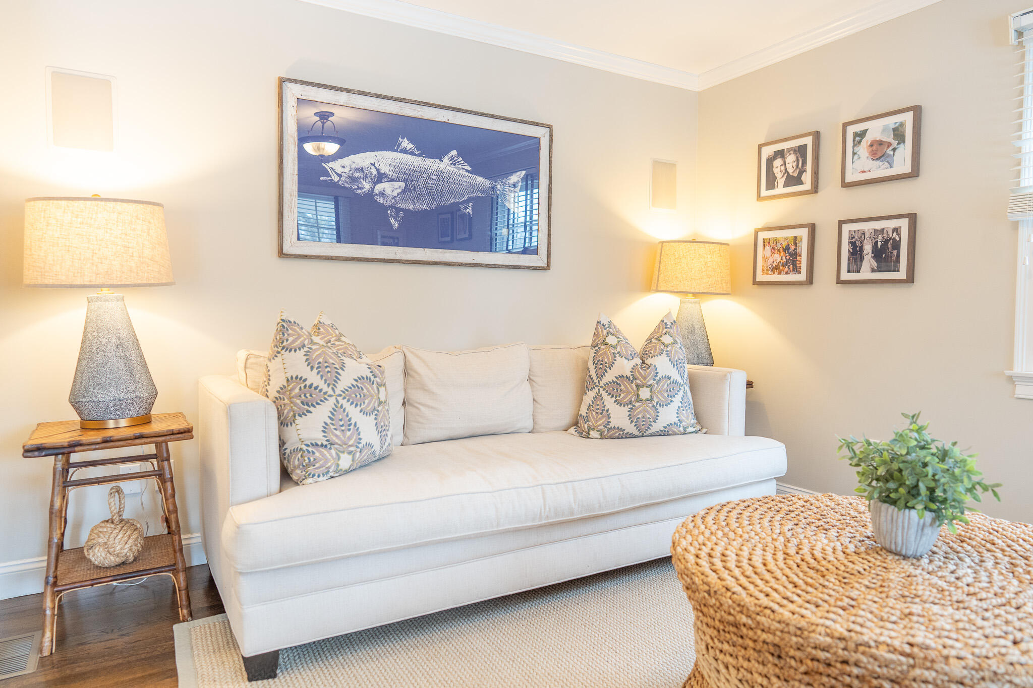 10 Abbey Gate Road Cotuit, MA 02635 - Photo 17 of 67 a bedroom with a bed and a couch