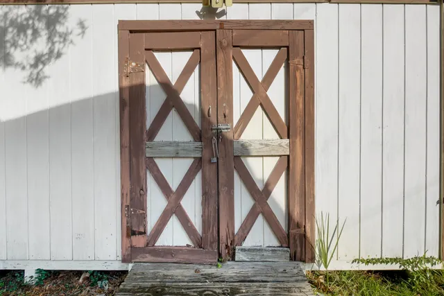 a view of an outdoor space and a yard
