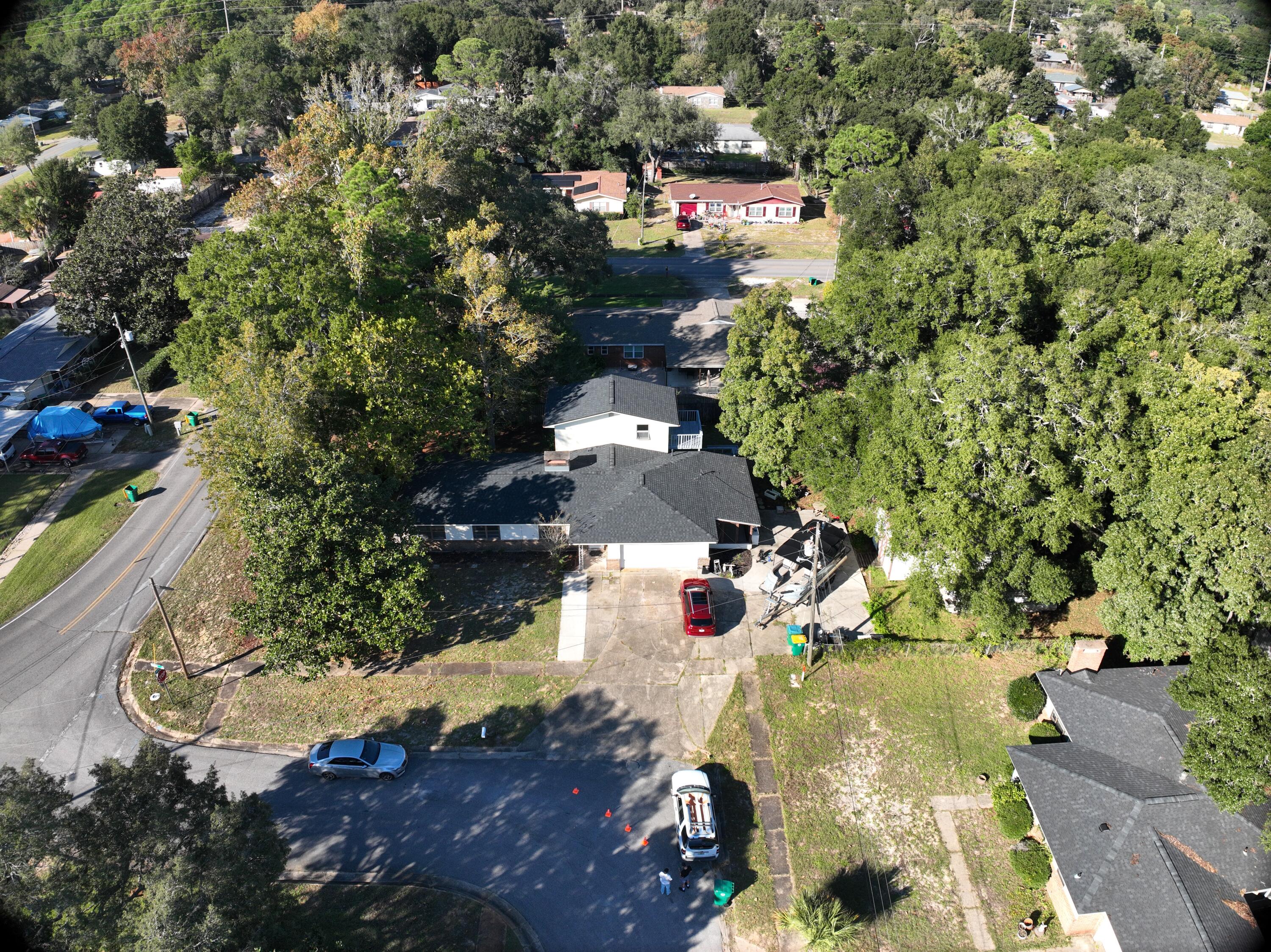 512 Lang Road Fort Walton Beach, FL 32547 - Photo 47 of 51 an aerial view of residential houses with outdoor space