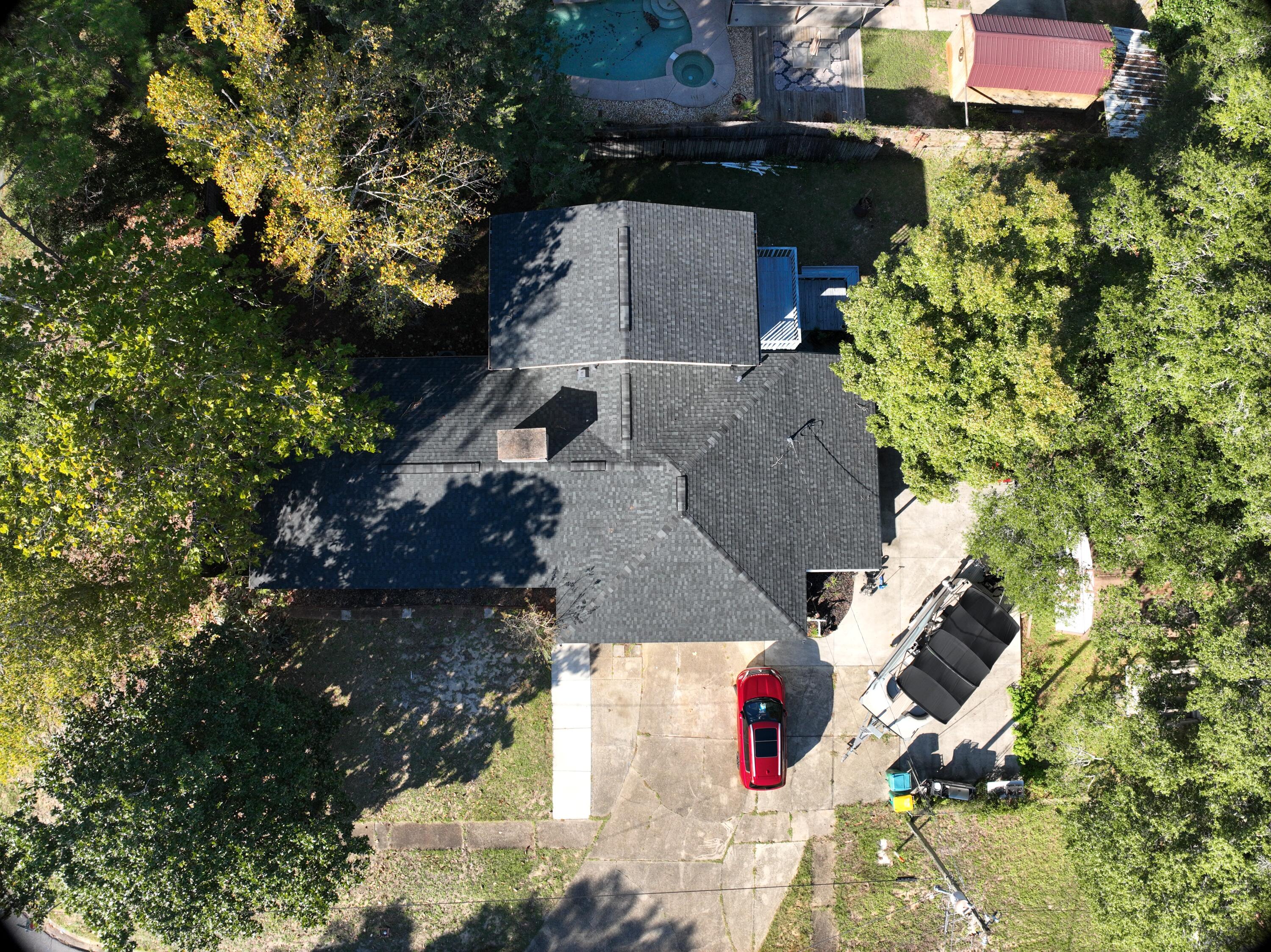 512 Lang Road Fort Walton Beach, FL 32547 - Photo 48 of 51 an aerial view of residential houses with outdoor space