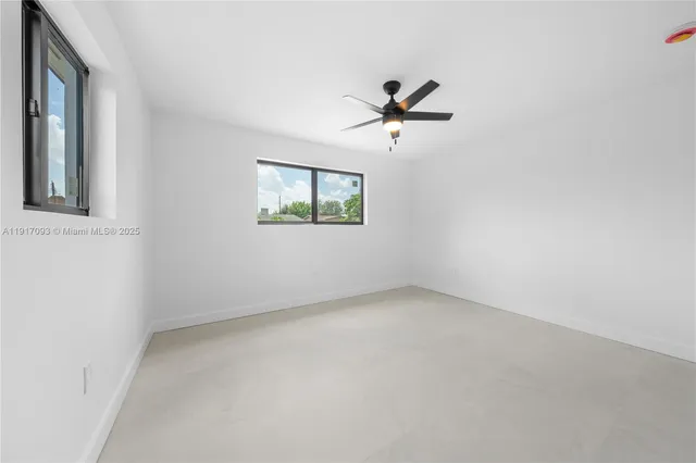 en empty room with window