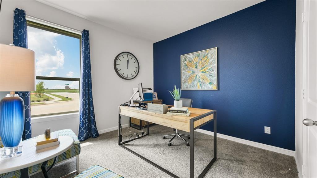 244 Kinley Street Grandview, TX 76050 - Photo 25 of 32 a view of a work space with furniture and window