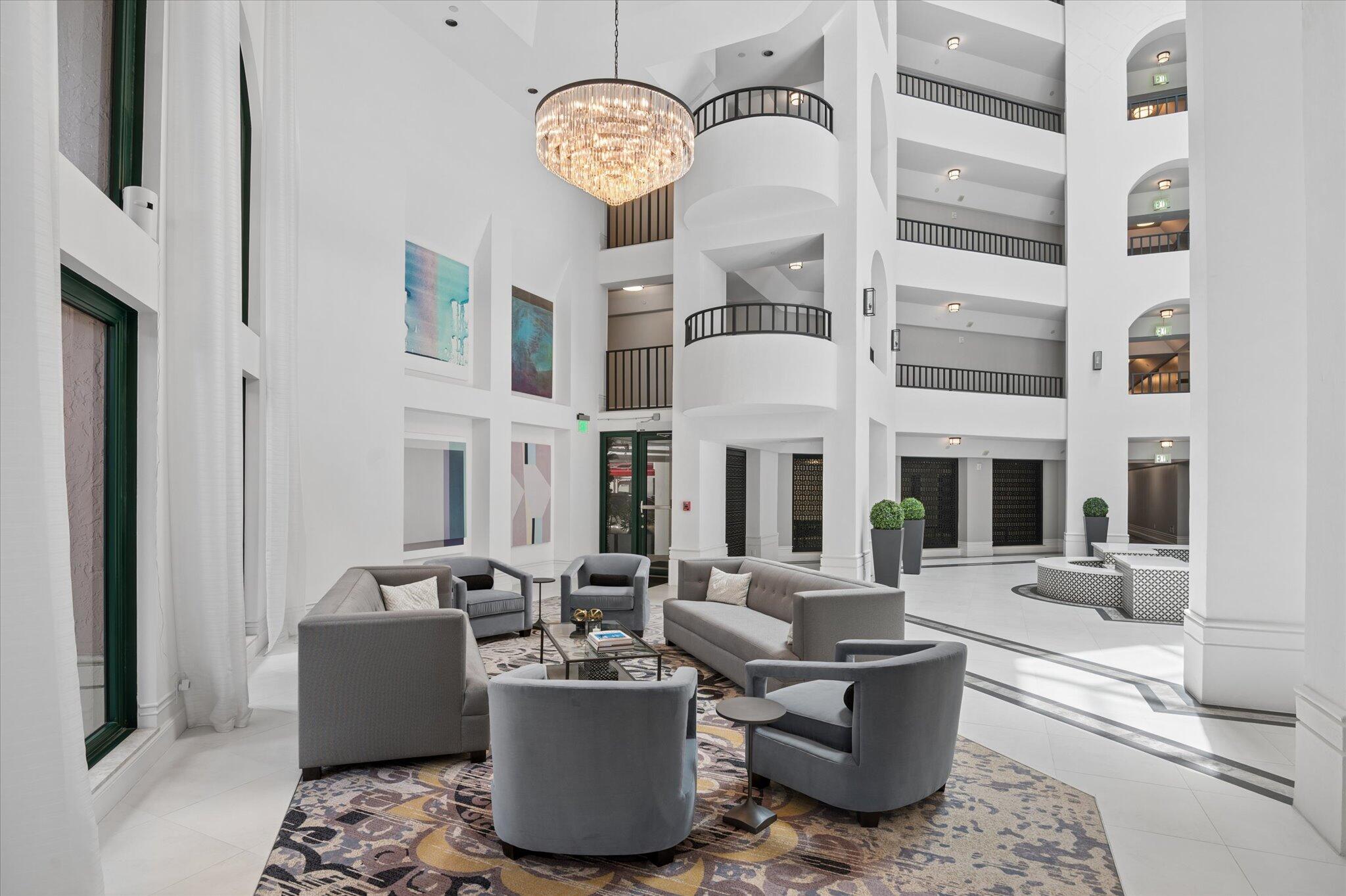 120 Southeast 5th Avenue, Unit 329 Boca Raton, FL 33432 - Photo 23 of 25 Lobby Sitting Area