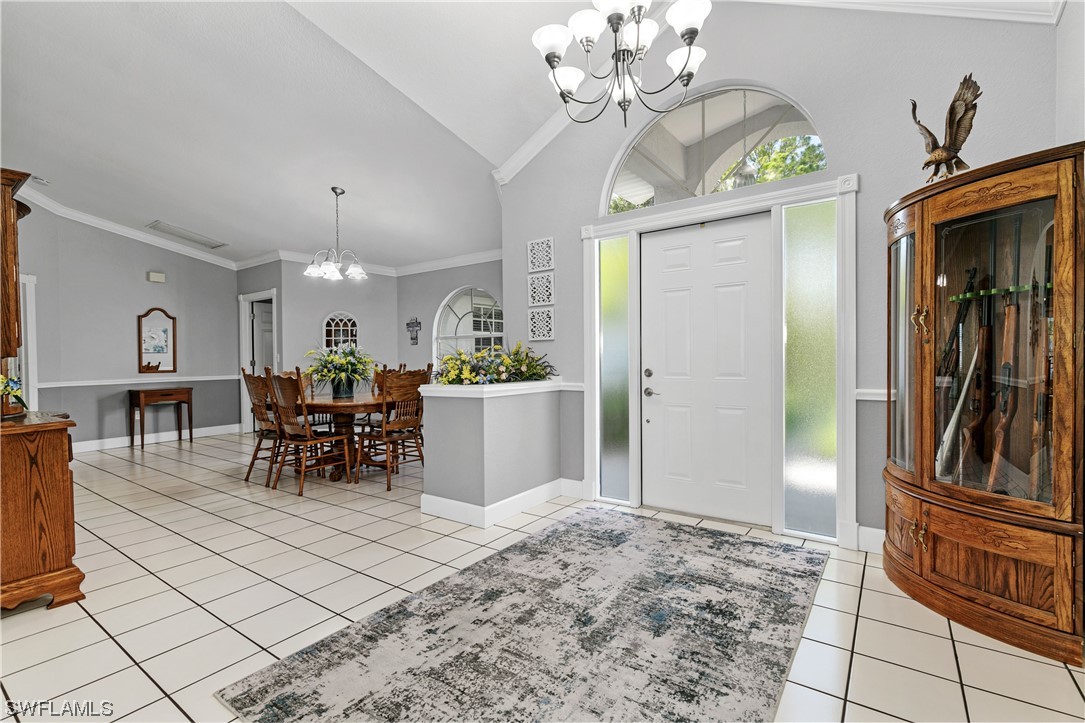 17571 Oak Creek Road Alva, FL 33920 - Photo 7 of 49 a view of a dining room with furniture