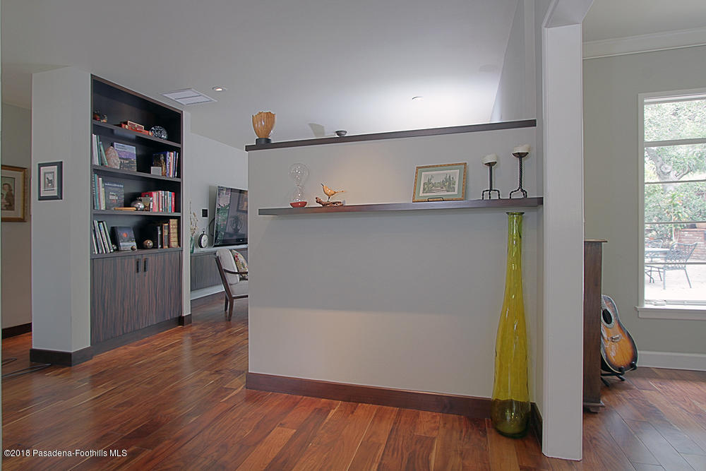 3775 Shadow Grove Road Pasadena, CA 91107 - Photo 5 of 33 a view of workspace with wooden floor and windows