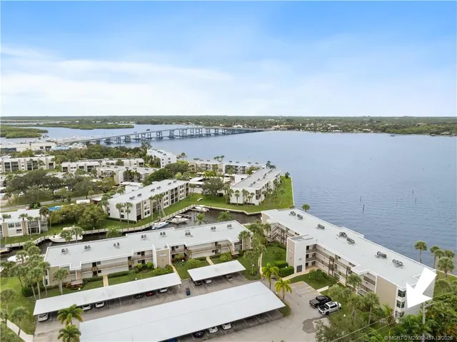 a view of a city with ocean