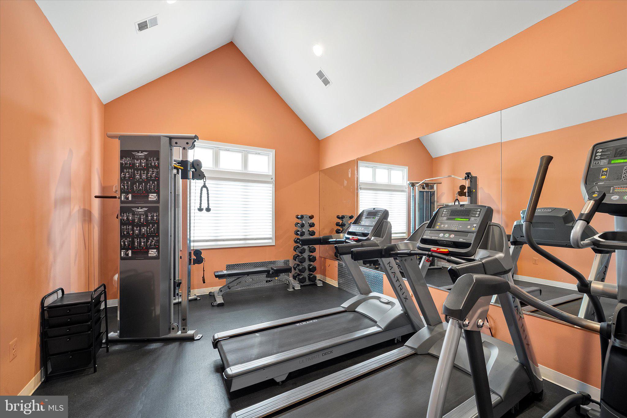 9253 Cardinal Forest Lane, Unit 101 Lorton, VA 22079 - Photo 24 of 29 a view of a room with gym equipment