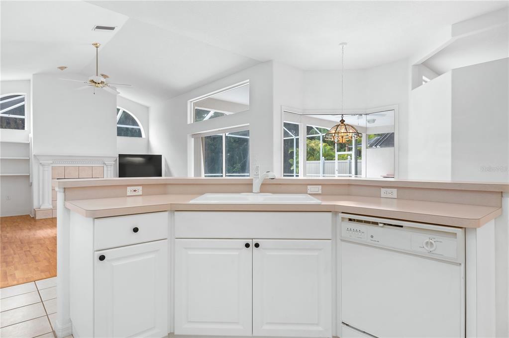 2810 89th Avenue East Parrish, FL 34219 - Photo 16 of 34 a kitchen with a sink and cabinets
