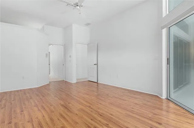 wooden floor in an empty room