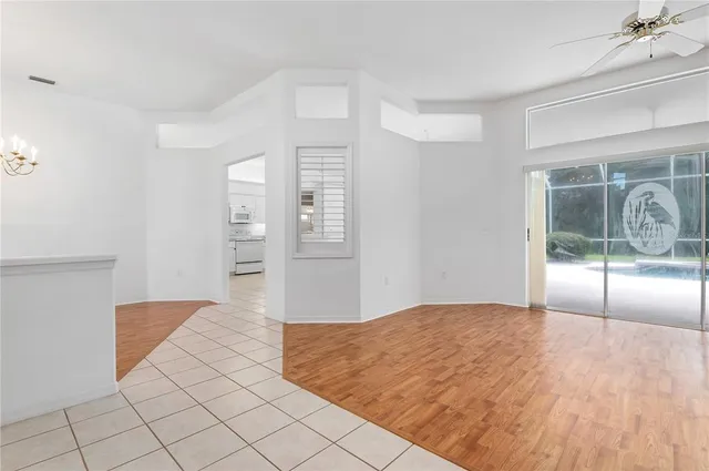 a view of empty room