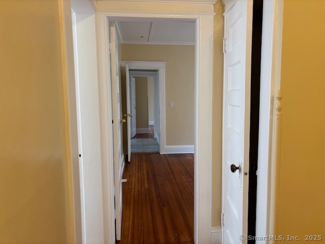 64 Wade Street, Unit 1 Bridgeport, CT 06604 - Photo 10 of 22 a view of a hallway with wooden floor