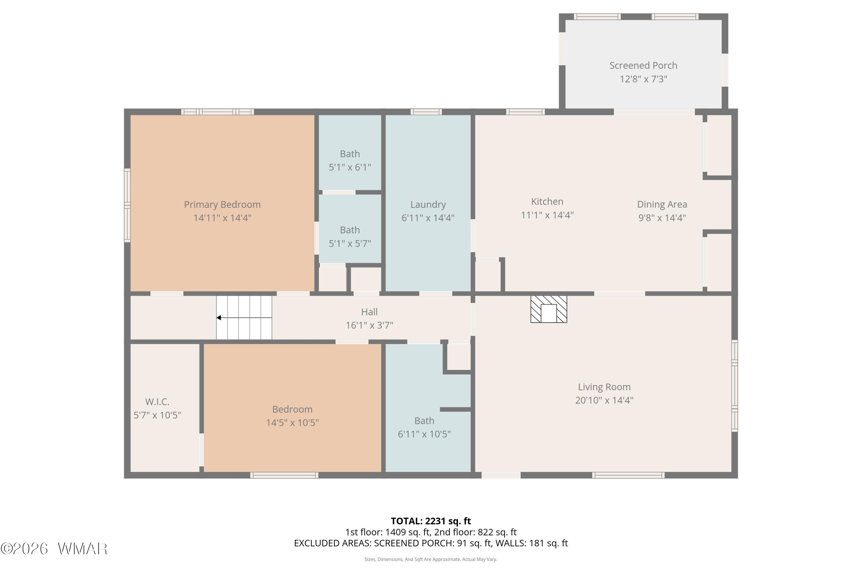 23 East E Cr Springerville, AZ 85938 - Photo 56 of 57 Floor Plan Main Level