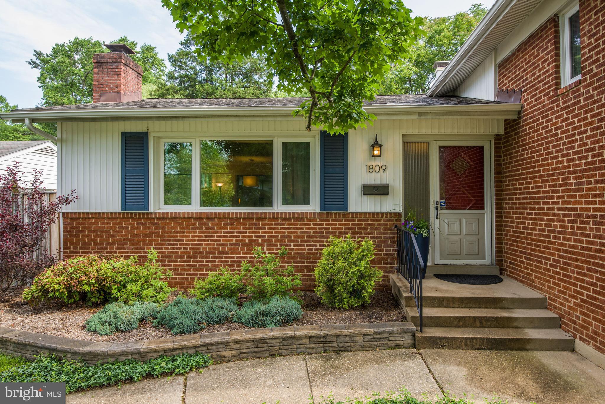 1809 Franwall Avenue Silver Spring, MD 20902 - Photo 3 of 36 Attractive mix of brick and siding facade