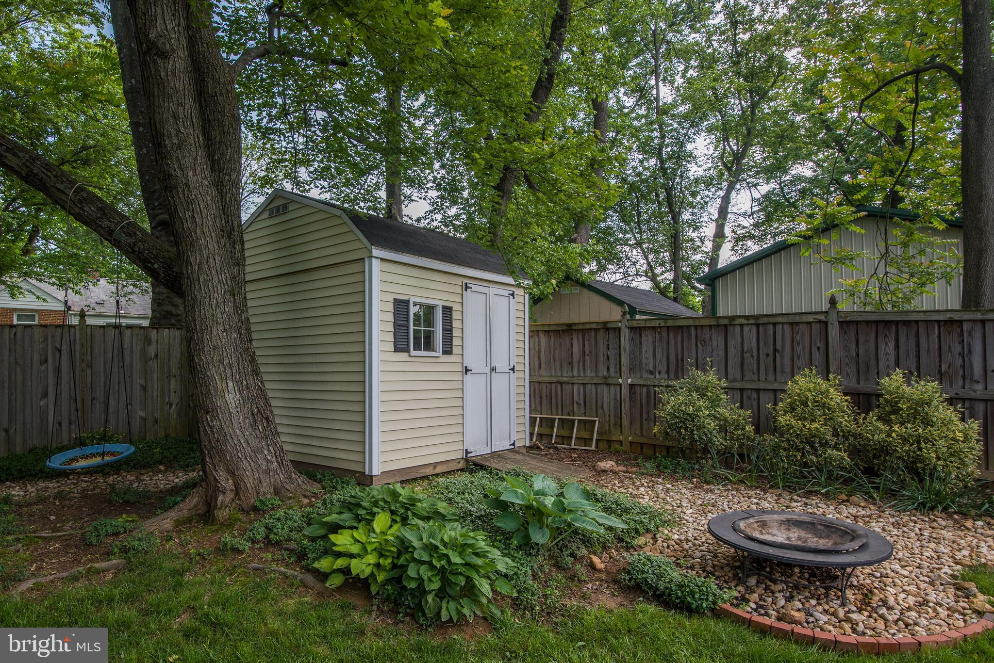 1809 Franwall Avenue Silver Spring, MD 20902 - Photo 24 of 36 Garden shed and firepit