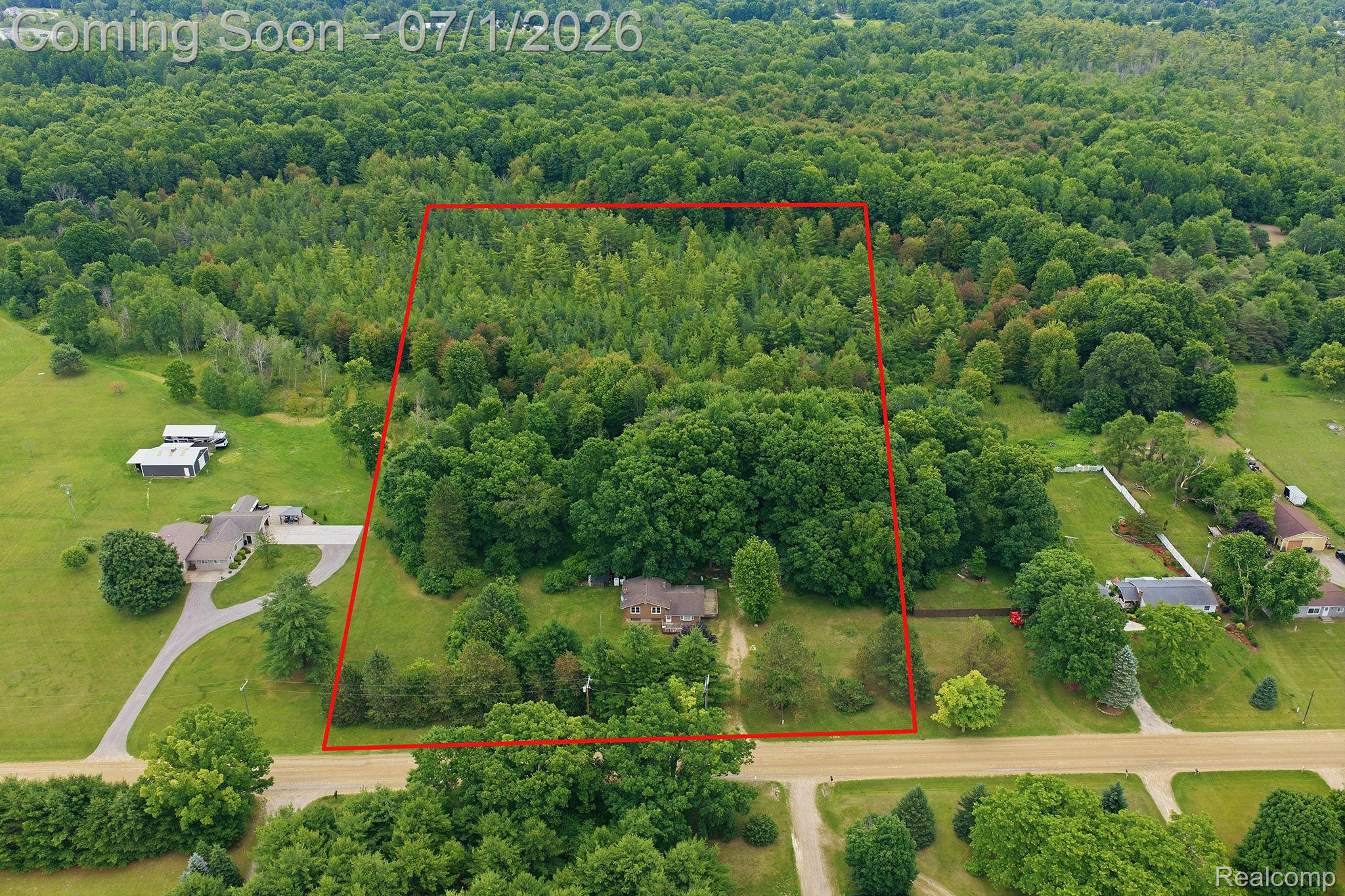 4762 Lonsberry Road Columbiaville, MI 48421 - Photo 8 of 36 Expansive wooded property with a single-family residence