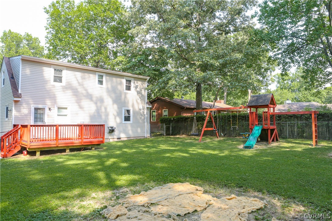 14104 South Hackberry Road Chester, VA 23836 - Photo 5 of 27 a view of a house with a yard and sitting area