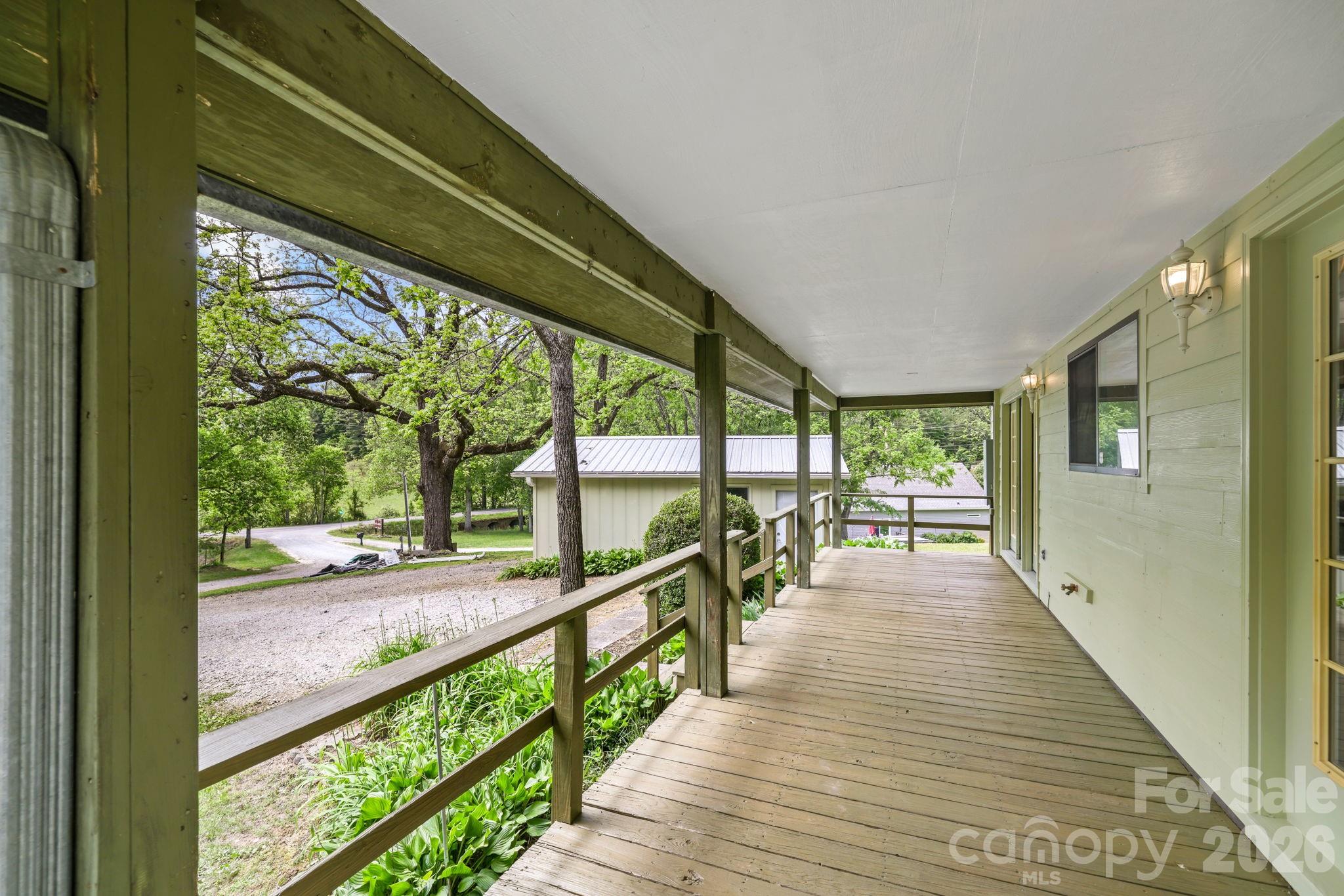 19 Quail Ridge Trail Franklin, NC 28734 - Photo 24 of 37 a view of a porch
