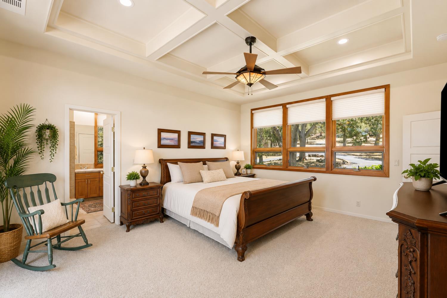 6840 Gallagher Road Pilot Hill, CA 95664 - Photo 29 of 45 Few steps down is the primary bedroom.