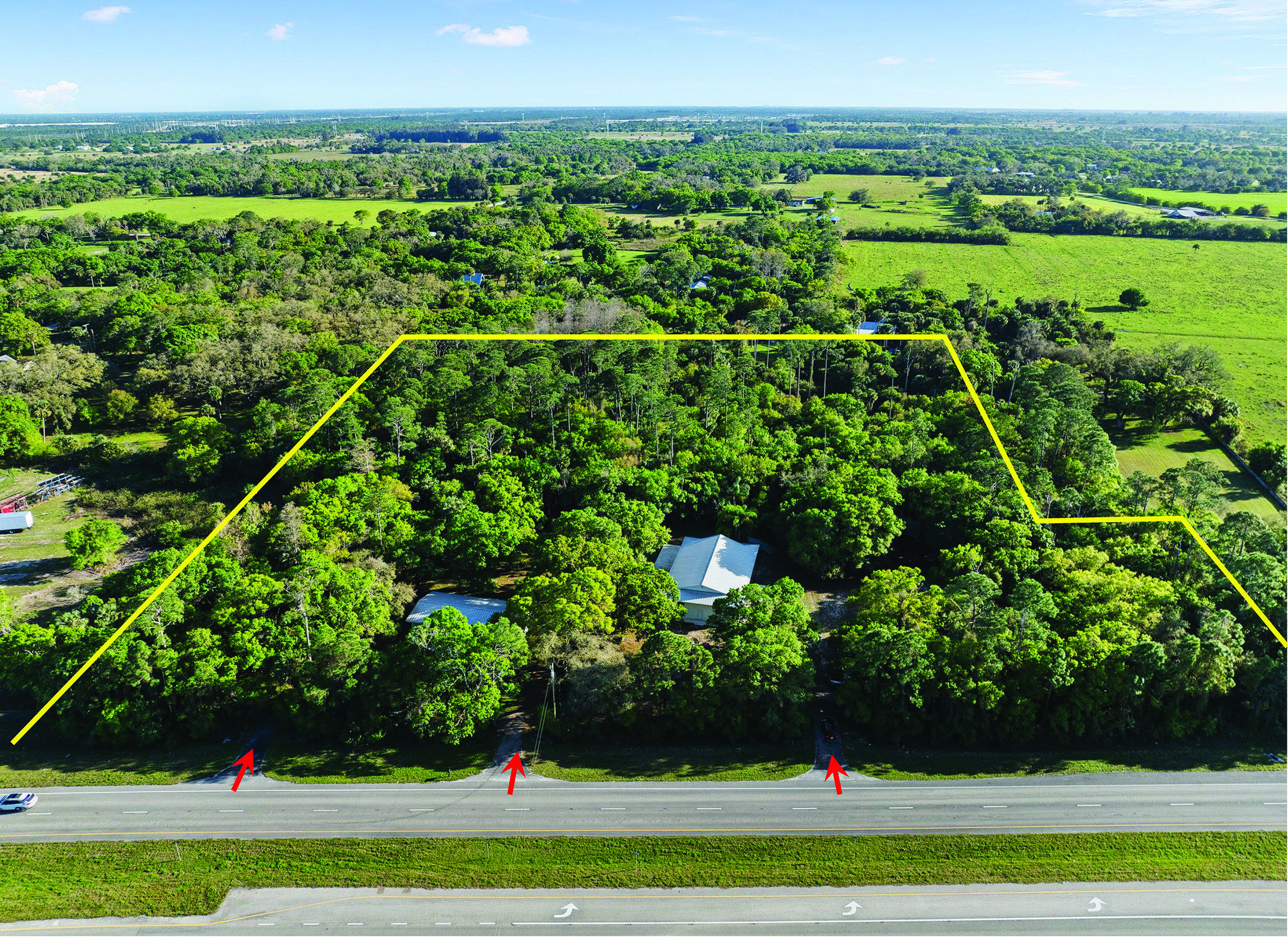 11541 Okeechobee Road Fort Pierce, FL 34945 - Photo 2 of 46 1-web Aerial from N w markup
