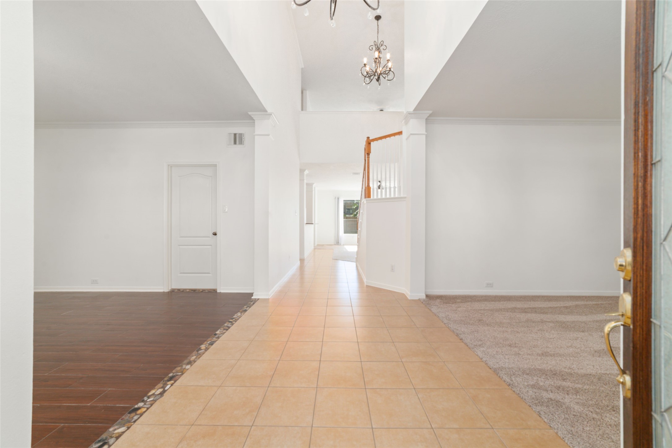 2618 Bridgestone Park Lane Spring, TX 77386 - Photo 6 of 49 Once inside this airy two-story foyer, you'll find the formal dining room directly to the left with a formal living room/office space directly to the right.