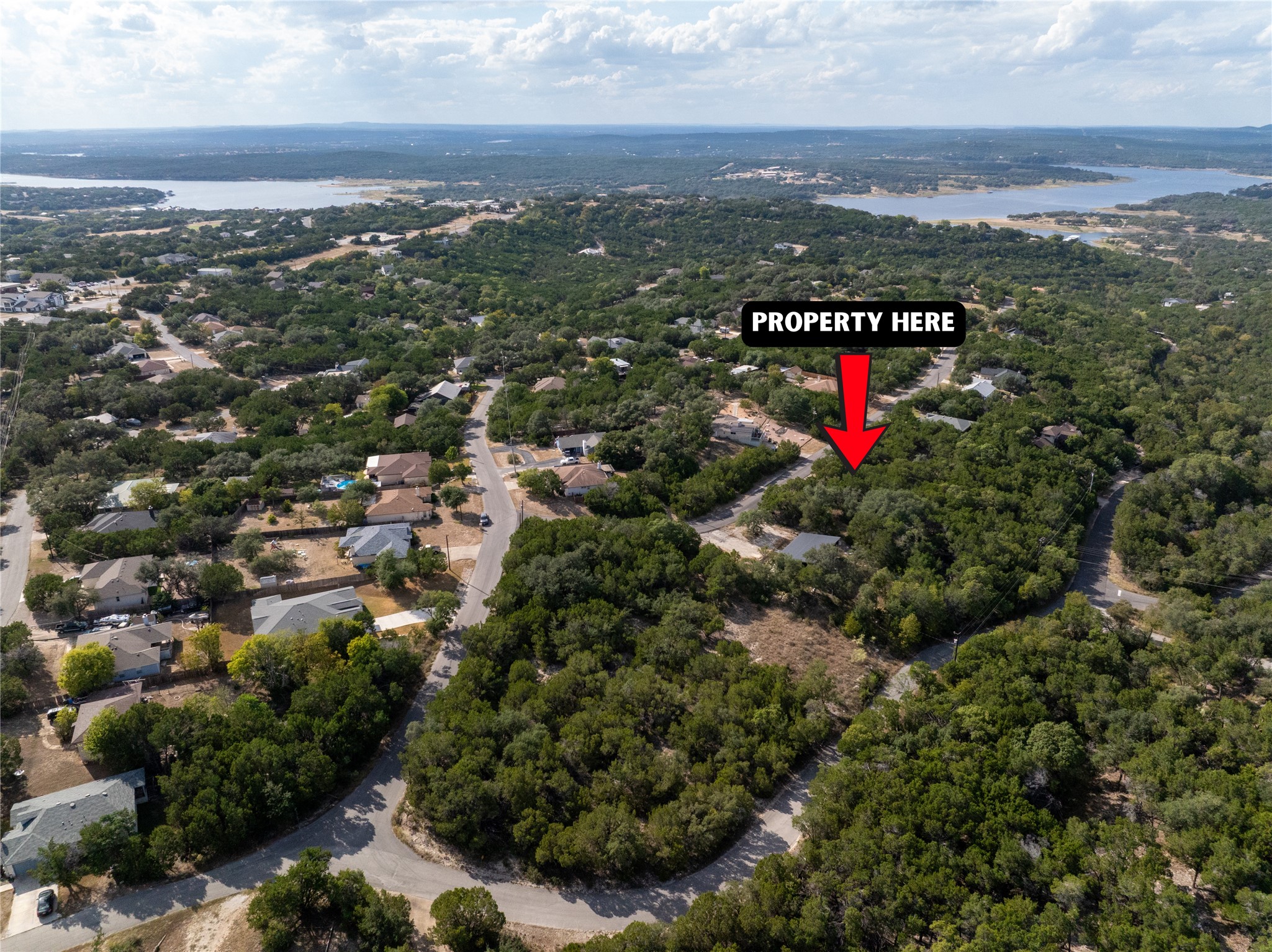 20404 Buckskin Ridge Lago Vista, TX 78645 - Photo 2 of 2 an aerial view of a city