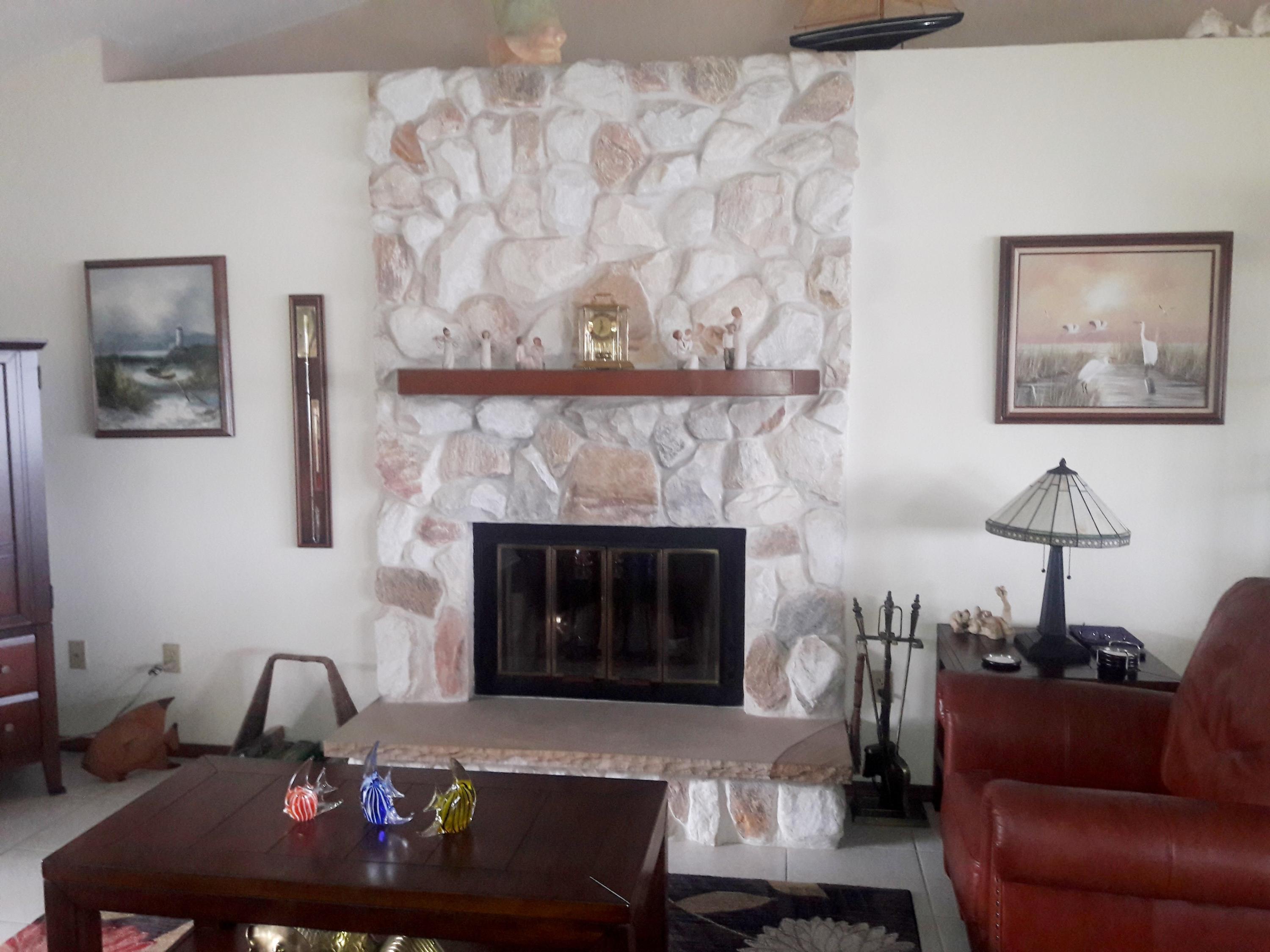 136 Southwest Cabana Point Circle Stuart, FL 34994 - Photo 9 of 25 Fireplace