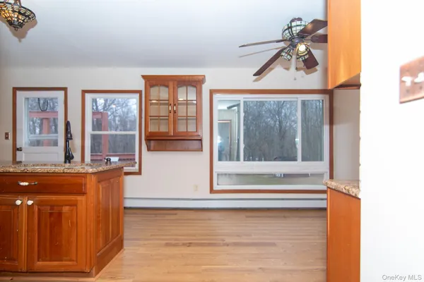 a view of a living room and window