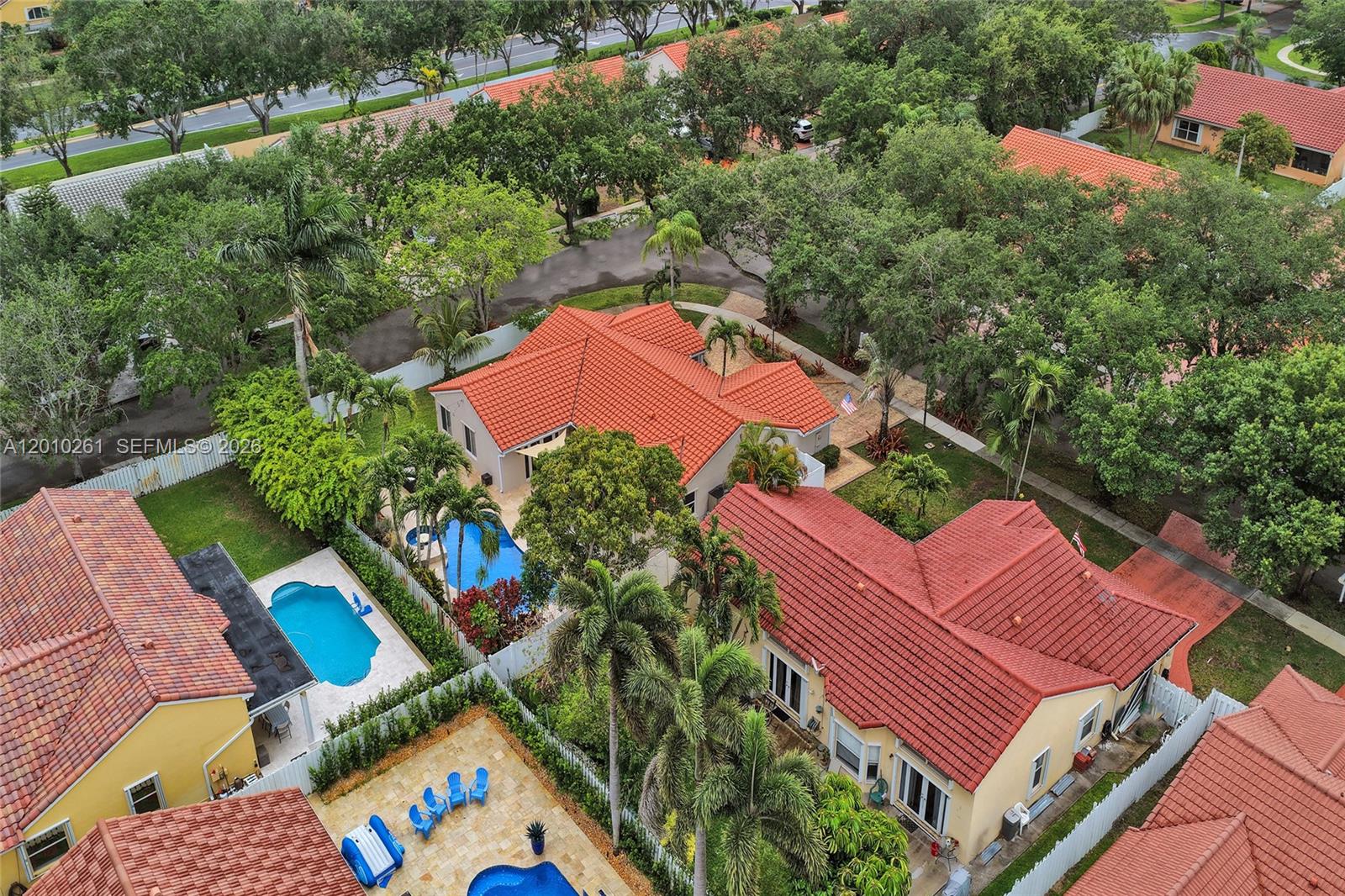 13621 Southwest 18th Street Miramar, FL 33027 - Photo 42 of 45 an aerial view of a house with a yard