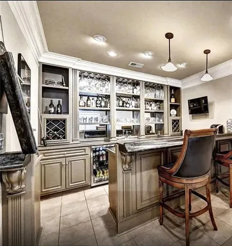 a open kitchen with stainless steel appliances granite countertop a stove and cabinets