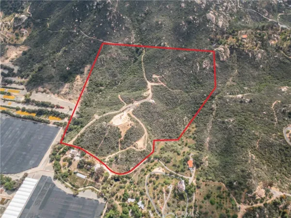 a bird view of a backyard
