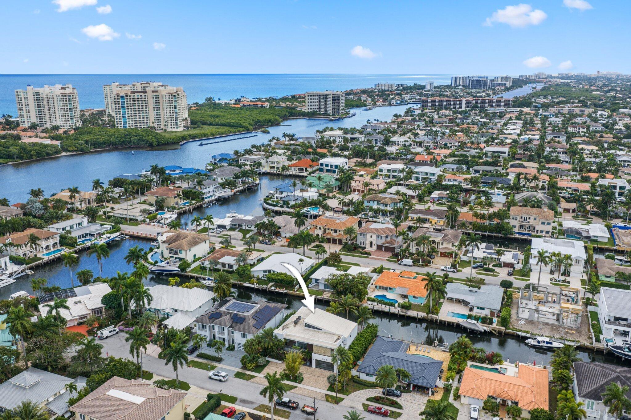 830 Northeast 71st Street Boca Raton, FL 33487 - Photo 60 of 76 Aerial View