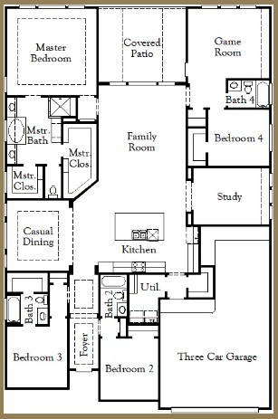 1005 Ellensburg Drive Georgetown, TX 78633 - Photo 38 of 38 Floorplan - Representative Photo